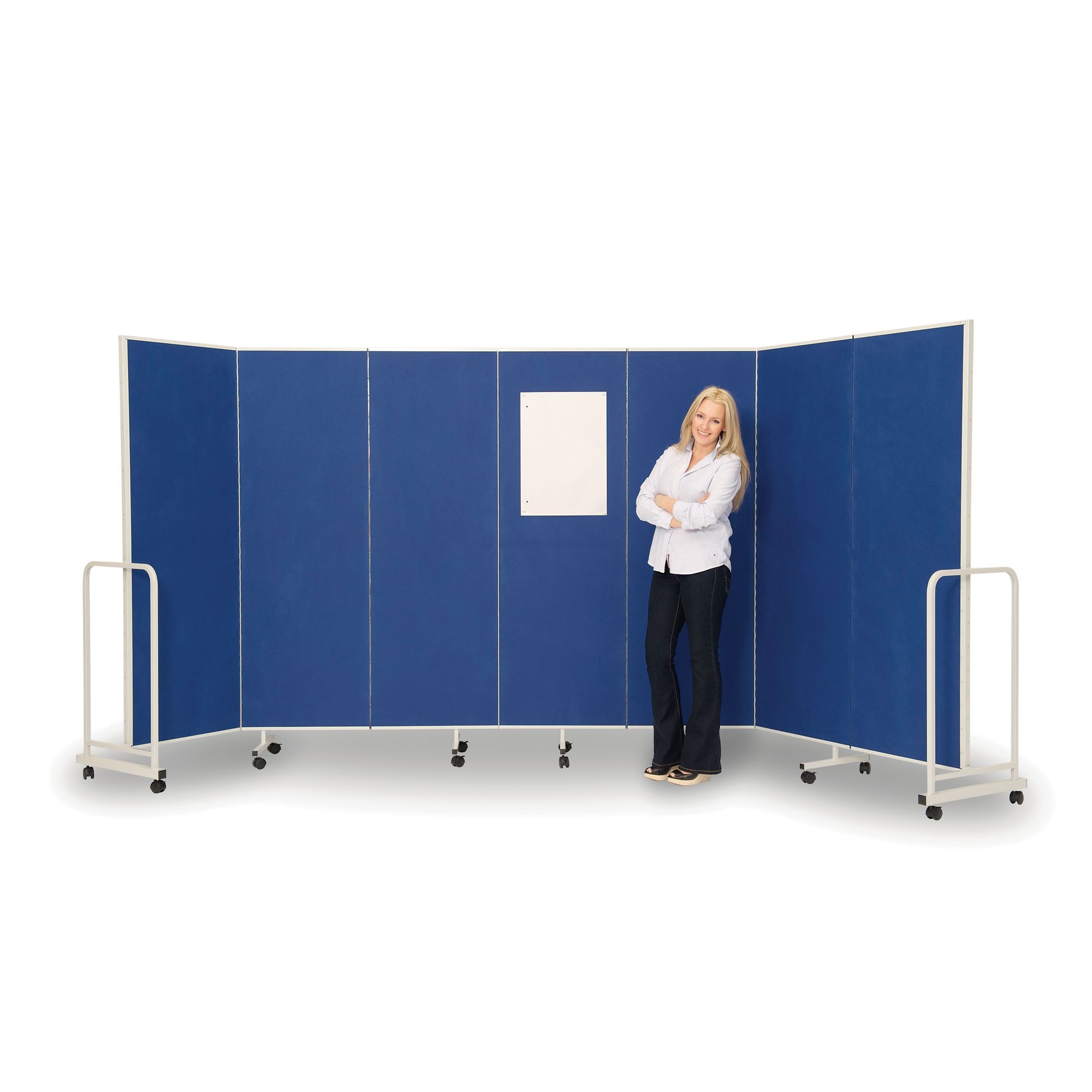 Sound Absorbing Mobile Partitioning - Blue